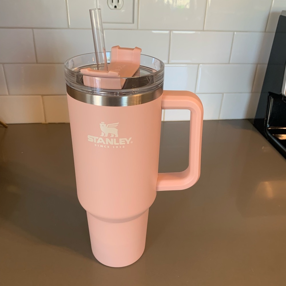 Stanley Adventure Quencher Travel Tumbler 40 oz in Blush